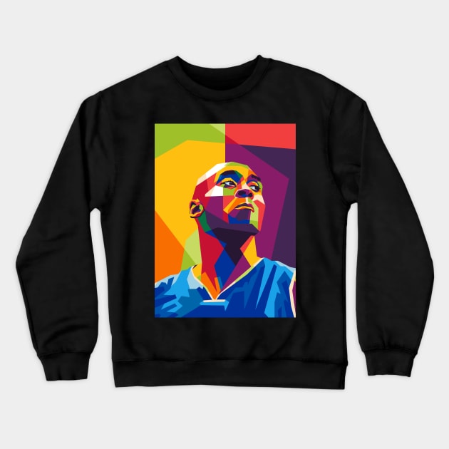 lakers bryant wpap Crewneck Sweatshirt by cool pop art house